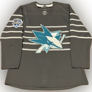 San Jose Sharks Blank 2020 All Star Adidas NHL Hockey Jersey Size 52